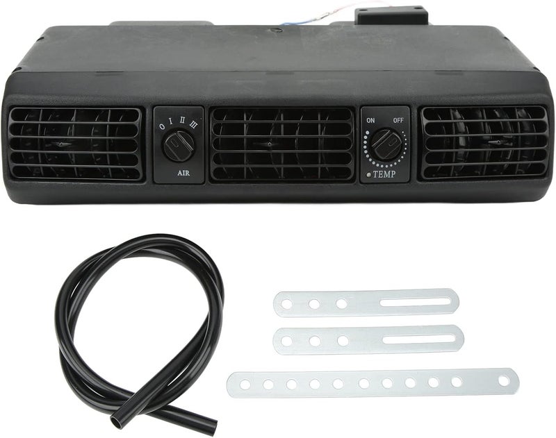 Focket Universal Under Dash AC Air Conditioning Evaporator Kit, 360CFM 3 Speed Cooling Capacity 18853 BTU, 32 Pass 4 Way Coil Universal Air Conditioner for Classic Cars, Motorhomes (12V) - Image 5